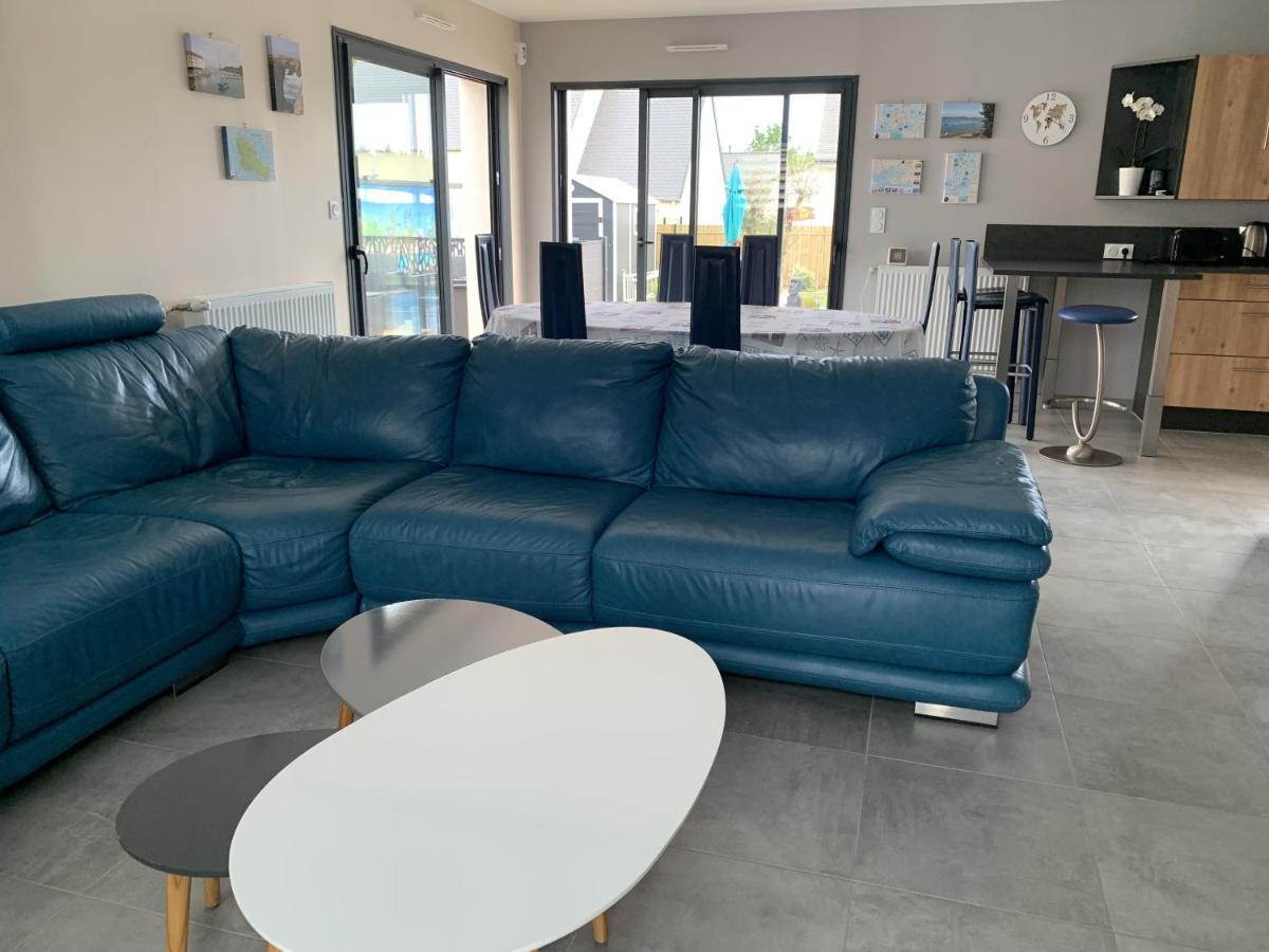 Maison 10 Pers En Bord De Mer Avec Piscine Chauffee Toute L'Annee, Spa Et Hamman Surzur Exteriör bild